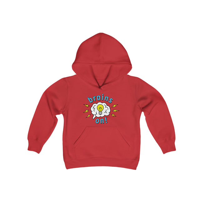 Brains On! Youth Heavy Blend Hooded Sweatshirt