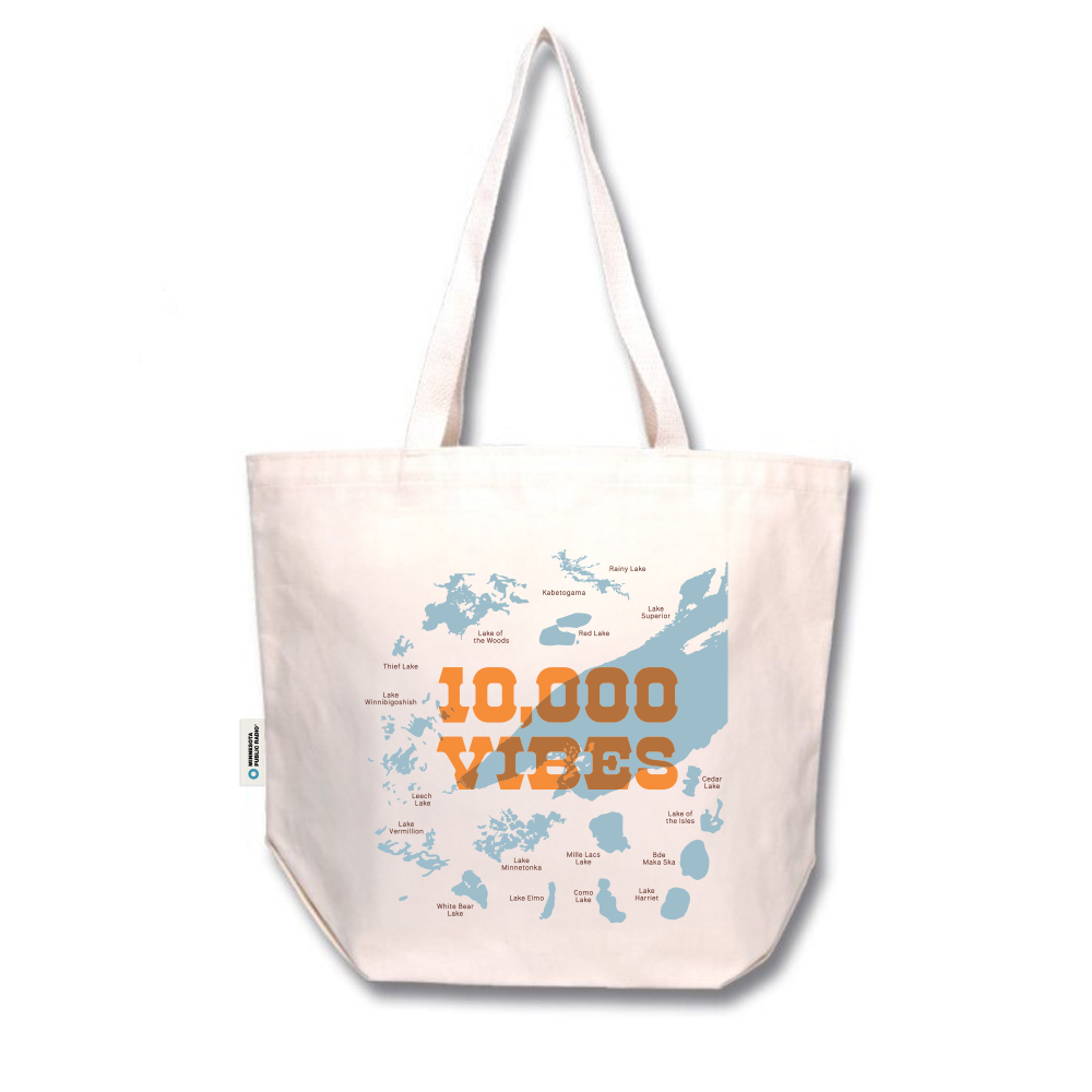 10,000 Vibes Tote Bag