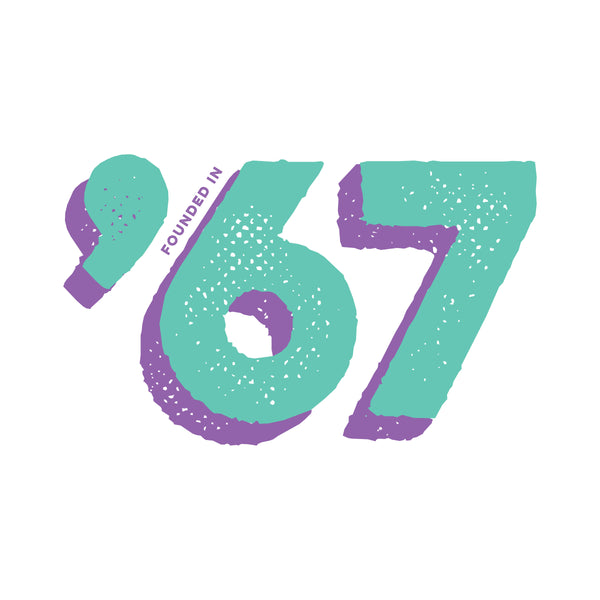 '67 Green and Purple Tote Bag