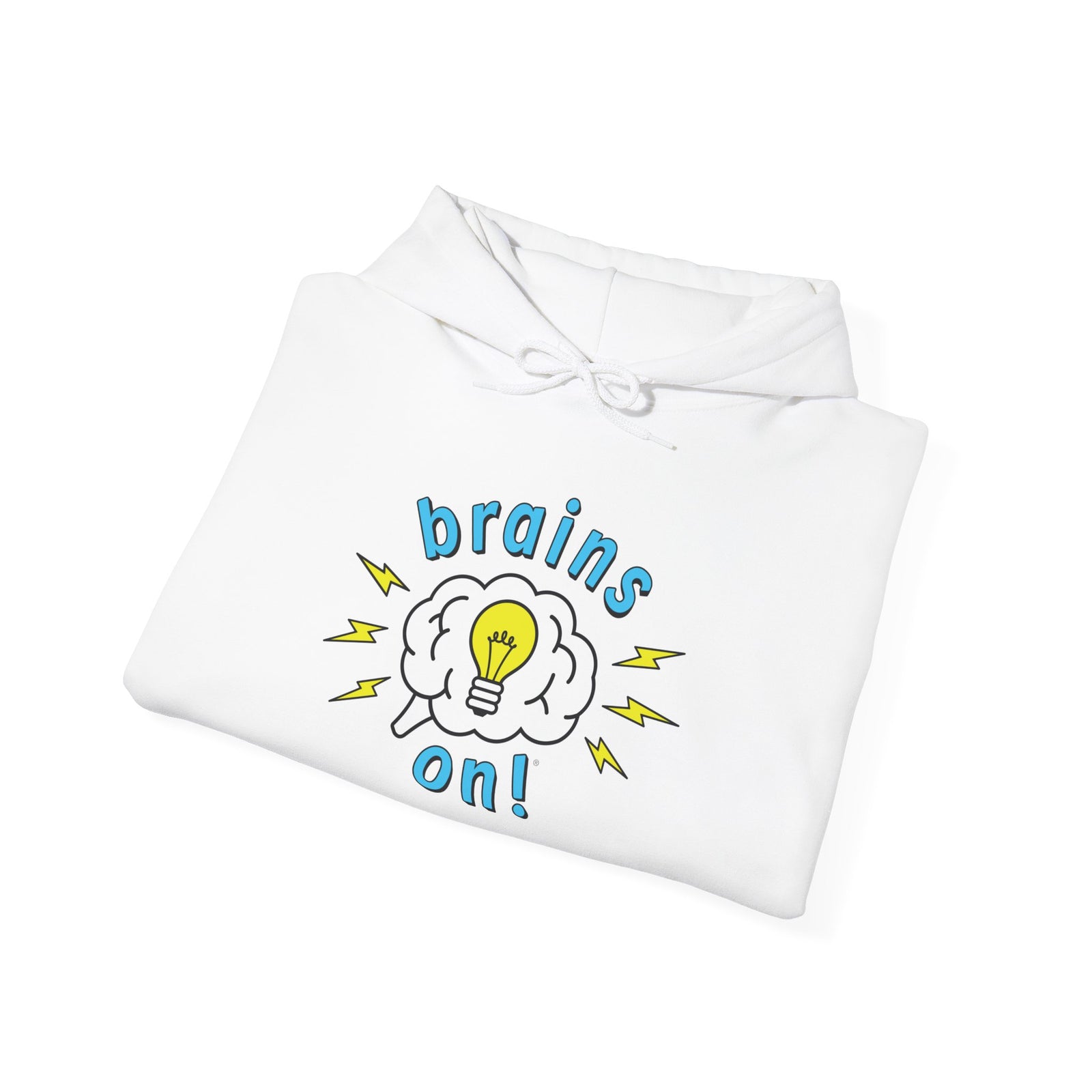 Brains On! Adult Unisex Heavy Blend™ Hooded Sweatshirt