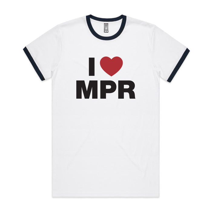 I Heart MPR Ringer T-shirt