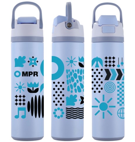 MPR Stainless Steel Water Bottle - Blue