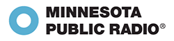 Minnesota Public Radio logo with a blue circle and text