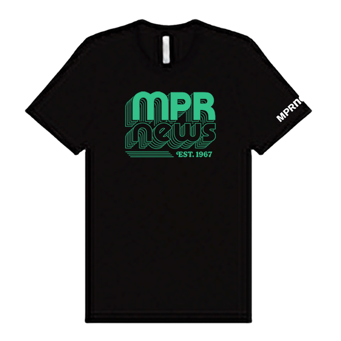 MPR News Retro T-shirt - Green