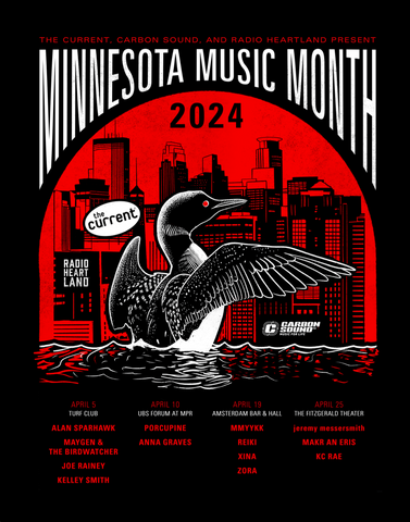 Minnesota Music Month Tour T-shirt