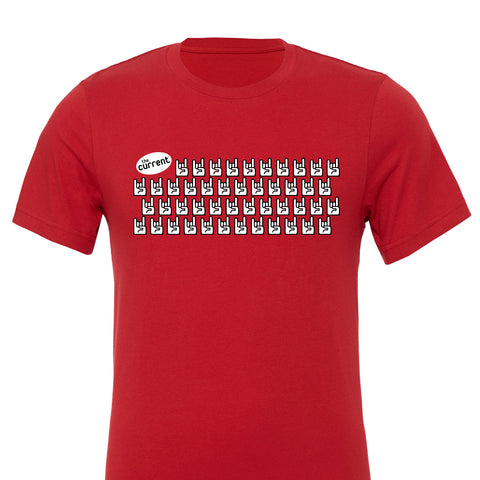 The Current Bumper Sticker T-shirt