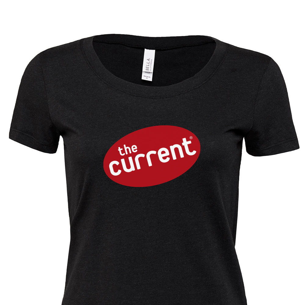 The Current Womens Bumper Sticker T-shirt